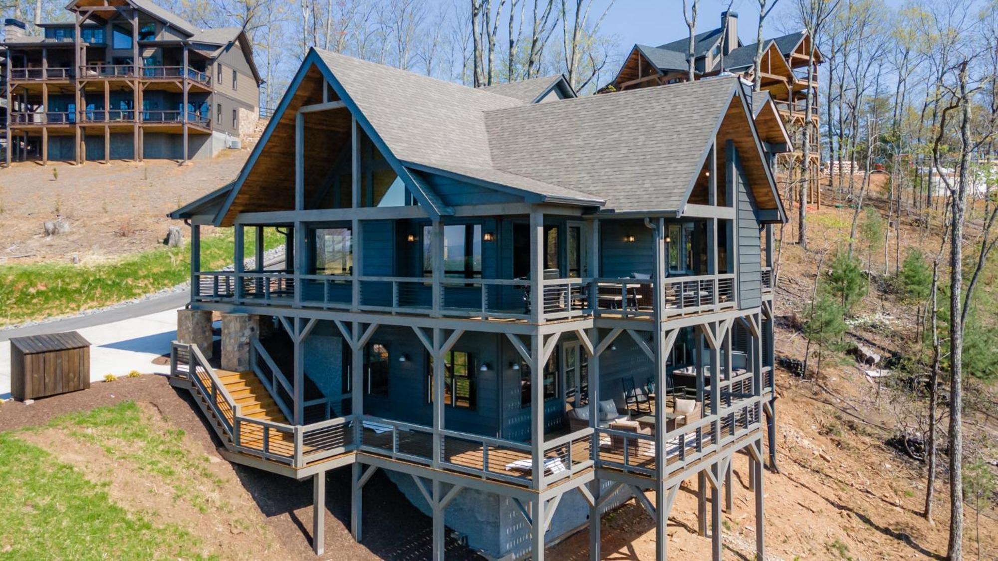 Mountain Air - Luxury Mountain View Cabin Blue Ridge Exterior photo