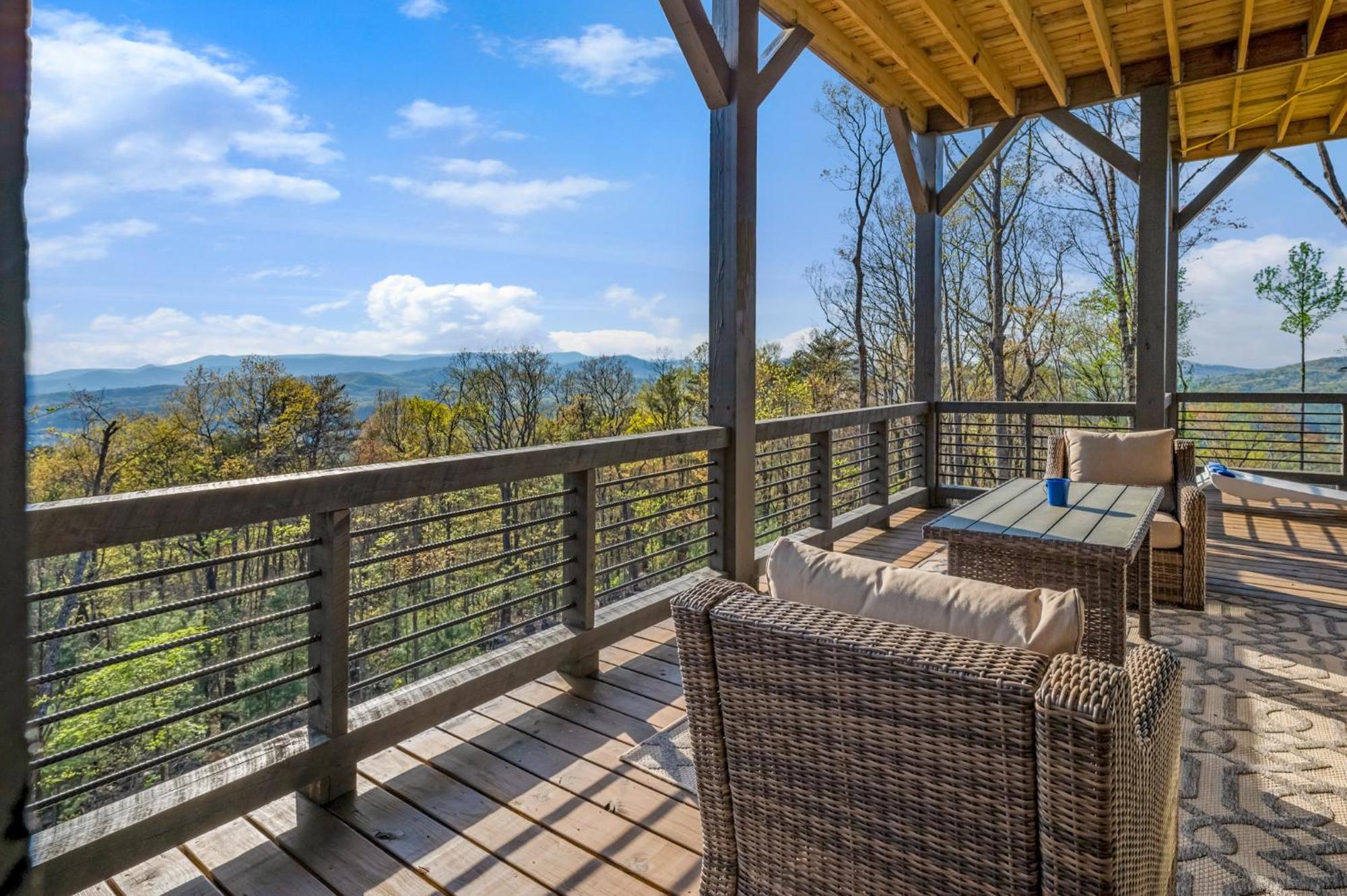 Mountain Air - Luxury Mountain View Cabin Blue Ridge Exterior photo